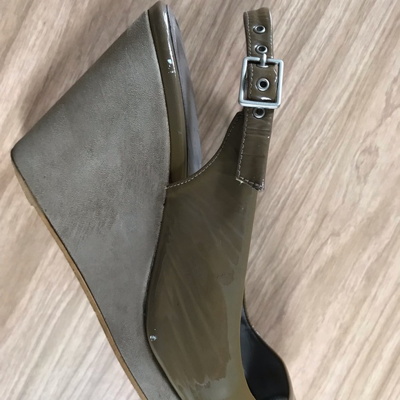 Boden Patent Leather + Suede Summer Wedges - Picture 5 of 6